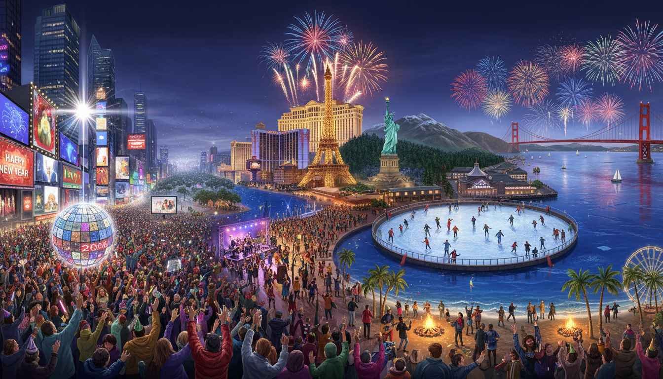 best places to visit in new years eve in usa