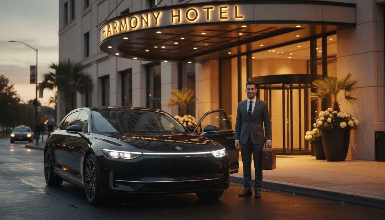 airport transportation to the harmony hotel