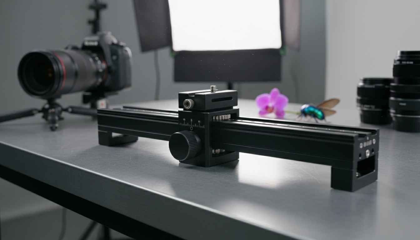 focusing rail for macro photography