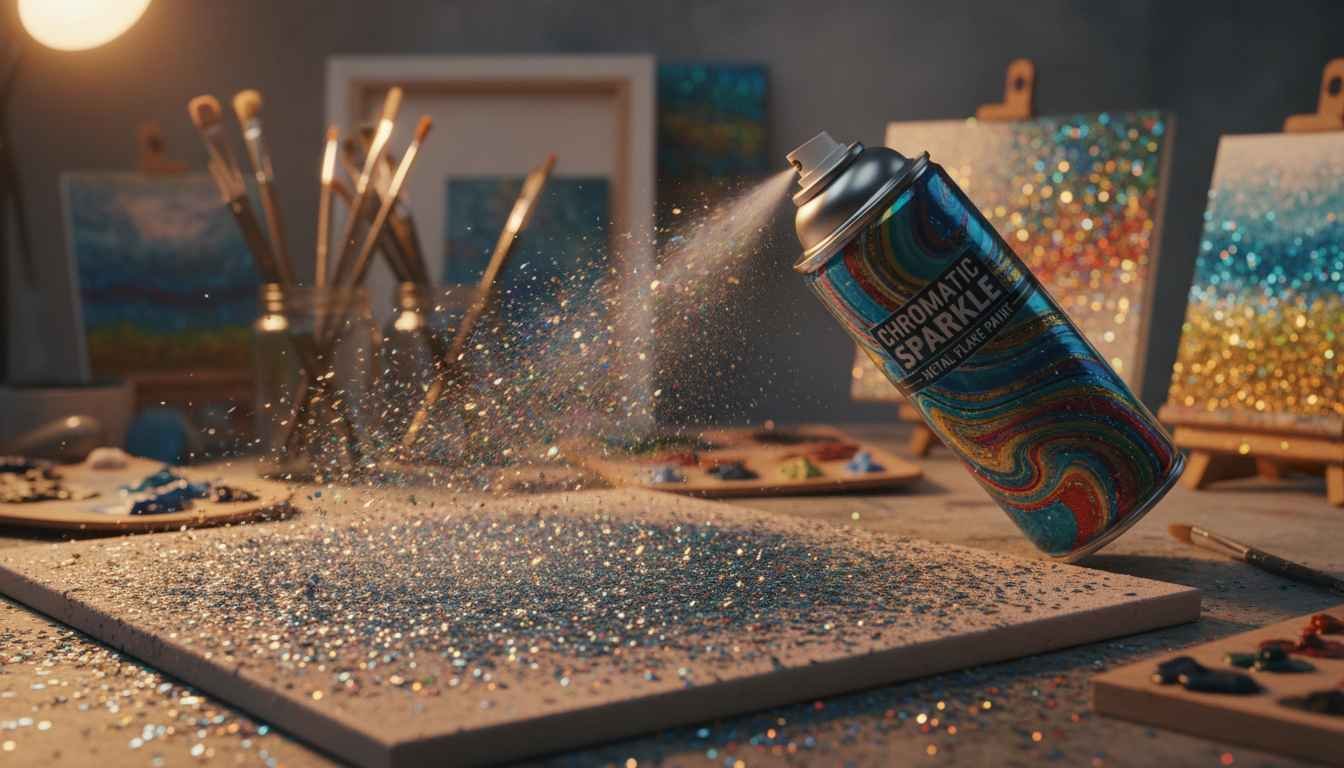 metal flake spray paint